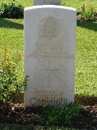 Salonika (Lembet Road) Military Cemetery - Pepper, W J